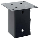 vidaXL 12 db antracit porszórt acél oszlopalapok négyzet alakú 81x81mm
