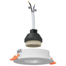vidaXL Spotlámpa 24 pcs Fehér 9 x 9 x 2 cm Alumínium
