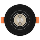 vidaXL Spotlámpa 6 pcs Fekete 9 x 9 x 2 cm Alumínium