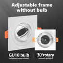 vidaXL Spotlámpa 6 pcs Fehér 9 x 9 x 2 cm Alumínium