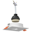 vidaXL Spotlámpa 6 pcs Fehér 9 x 9 x 2 cm Alumínium