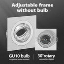 vidaXL Spotlámpa 6 pcs Ezüst 9 x 9 x 2 cm Alumínium