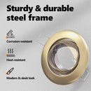 vidaXL Spotlámpa 24 pcs Bronz 9 x 9 x 2.5 cm Fém