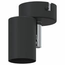 vidaXL Mennyezeti spotlámpa fényszórókkal Fekete 6,5 x 6 x 11,5 cm Fém