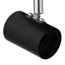 vidaXL Mennyezeti spotlámpa Fekete 26 x 6,5 x 11,5 cm Fém