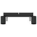 vidaXL Mennyezeti spotlámpa Fekete 26 x 6,5 x 11,5 cm Fém