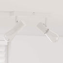 vidaXL Mennyezeti spotlámpa fényszórókkal Fehér 26 x 6,5 x 11,5 cm Fém