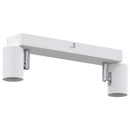 vidaXL Mennyezeti spotlámpa fényszórókkal Fehér 26 x 6,5 x 11,5 cm Fém