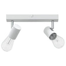 vidaXL Mennyezeti spotlámpa fényszórókkal Fehér 26 x 6,5 x 11,5 cm Fém