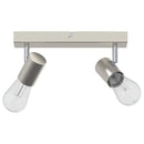 vidaXL Mennyezeti spotlámpa Nikkel 26 x 6,5 x 11,5 cm Fém
