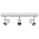 vidaXL Mennyezeti spotlámpa fényszórókkal Fehér 38 x 6,5 x 11,5 cm Fém