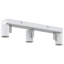 vidaXL Mennyezeti spotlámpa fényszórókkal Fehér 38 x 6,5 x 11,5 cm Fém