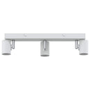 vidaXL Mennyezeti spotlámpa fényszórókkal Fehér 38 x 6,5 x 11,5 cm Fém