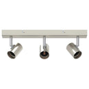 vidaXL Mennyezeti spotlámpa Nikkel 38 x 6,5 x 11,5 cm Fém