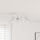 vidaXL Mennyezeti spotlámpa Fehér 26,5 x 26 x 11,5 cm Fém