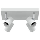 vidaXL Mennyezeti spotlámpa Fehér 26,5 x 26 x 11,5 cm Fém