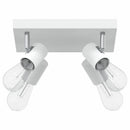 vidaXL Mennyezeti spotlámpa Fehér 26,5 x 26 x 11,5 cm Fém