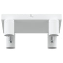 vidaXL Mennyezeti spotlámpa Fehér 26,5 x 26 x 11,5 cm Fém