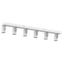 vidaXL Mennyezeti spotlámpa fényszórókkal Fehér 73 x 6,5 x 11,5 cm Fém