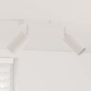 vidaXL Mennyezeti spotlámpa fényszórókkal Fehér 26 x 6 x 16 cm Fém