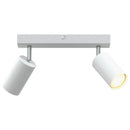 vidaXL Mennyezeti spotlámpa fényszórókkal Fehér 26 x 6 x 16 cm Fém