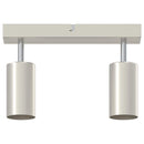 vidaXL Mennyezeti spotlámpa fényszórókkal Nikkel 26 x 6 x 16 cm Fém