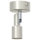 vidaXL Mennyezeti spotlámpa fényszórókkal Nikkel 8 x 8 x 10,5 cm Acél
