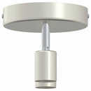 vidaXL Mennyezeti spotlámpa fényszórókkal Nikkel 12 x 8 cm Acél