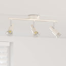 vidaXL Mennyezeti spotlámpa Nikkel 39 x 10,5 x 10,5 cm Acél