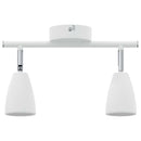 vidaXL Mennyezeti spotlámpa fényszórókkal Fehér 25.5 x 8 x 16 cm Fém