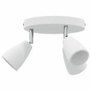 vidaXL Mennyezeti spotlámpa fényszórókkal Fehér 19 x 19 x 14,5 cm Fém