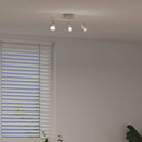 vidaXL Mennyezeti spotlámpa Nikkel 36,5 x 10 x 12,5 cm Fém