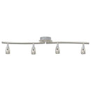 vidaXL Mennyezeti spotlámpa fényszórókkal Nikkel 61 x 10 x 12,5 cm Fém