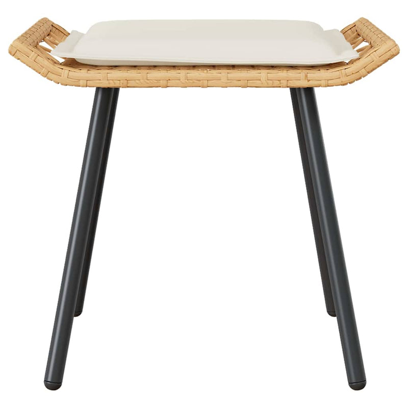 vidaXL Kerti szék párnával 2 pcs Barna 50 x 40 x 45 cm Poliészter