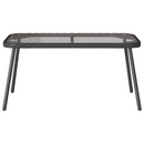 vidaXL Dohányzóasztal Fekete 90 x 45 x 43 cm polirattan