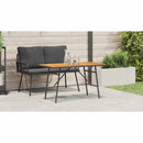 vidaXL Étkezőasztal Barna 110 x 55 x 61,5 cm Tömör Akácfa
