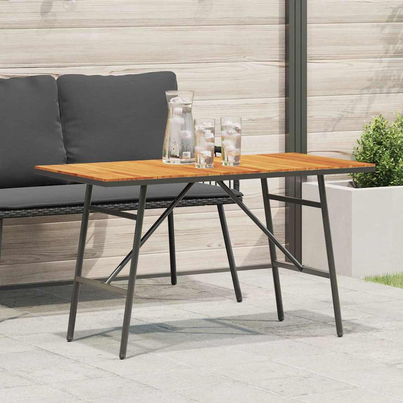 vidaXL Étkezőasztal Barna 110 x 55 x 62 cm Tömör akácfa