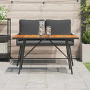 vidaXL Étkezőasztal Barna 110 x 55 x 62 cm Tömör akácfa