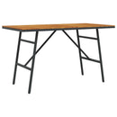 vidaXL Étkezőasztal Barna 110 x 55 x 61,5 cm Tömör Akácfa
