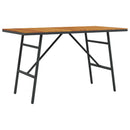 vidaXL Étkezőasztal Barna 110 x 55 x 61,5 cm Tömör Akácfa