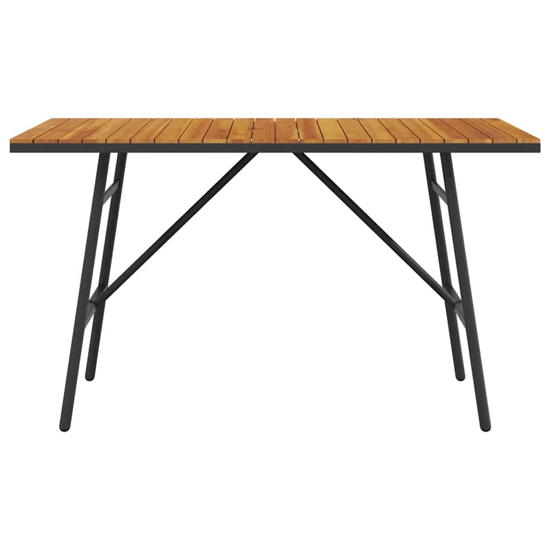 vidaXL Étkezőasztal Barna 110 x 55 x 62 cm Tömör akácfa
