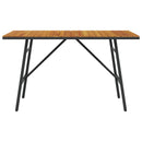 vidaXL Étkezőasztal Barna 110 x 55 x 61,5 cm Tömör Akácfa