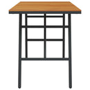 vidaXL Étkezőasztal Barna 110 x 55 x 61,5 cm Tömör Akácfa