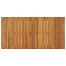 vidaXL Étkezőasztal Barna 110 x 55 x 62 cm Tömör akácfa