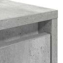 vidaXL betonszürke dohányzóasztal fiókokkal 100x100x40 cm