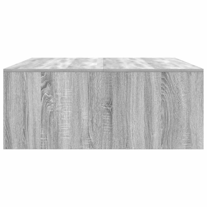 vidaXL szürke sonoma dohányzóasztal fiókokkal 100x100x40 cm