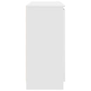 vidaXL fehér szerelt fa tálalószekrény fiókos 100,5x35x76 cm