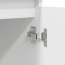 vidaXL fehér szerelt fa tálalószekrény fiókos 100,5x35x76 cm