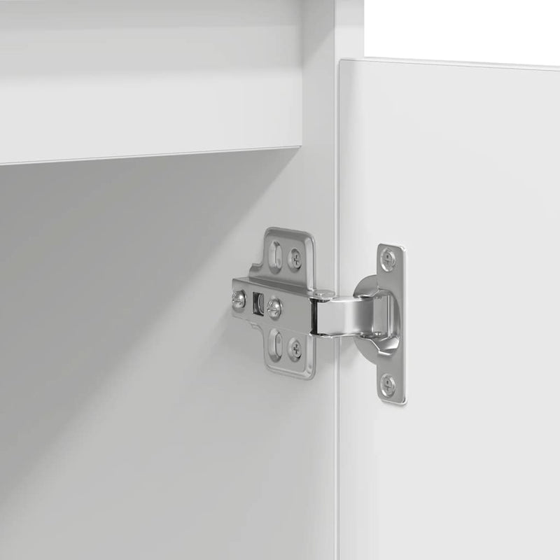 vidaXL fehér szerelt fa tálalószekrény fiókos 100,5x35x76 cm