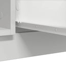 vidaXL fehér szerelt fa tálalószekrény fiókos 100,5x35x76 cm